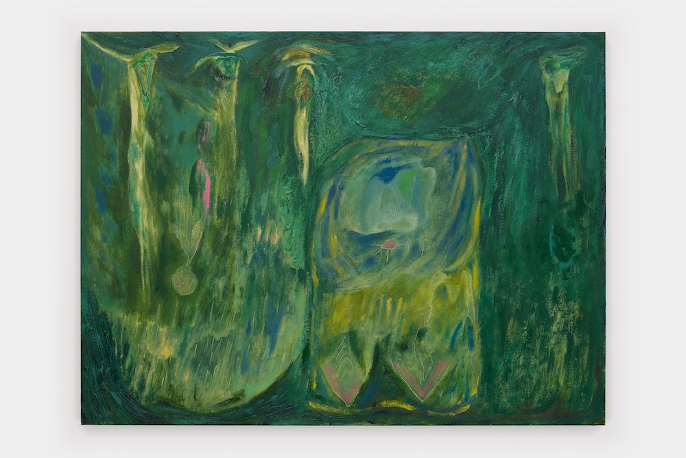 Mimi Lauter. Untitled, 2021. Oil on linen panel. 30 x 40 x 1 3/4 in.