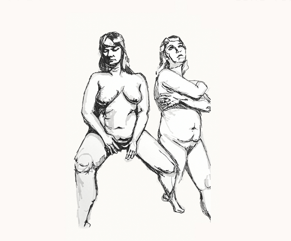 A sketch of two figures