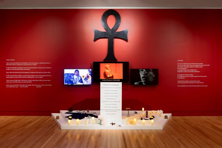 Installation view of Anastacia-Reneé: (Don’t be Absurd) Alice in Parts, Frye Art Museum, Seattle, January 30–April 25, 2021. 