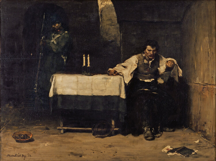 Mihály de Munkácsy. The Condemned, 1869–72. 