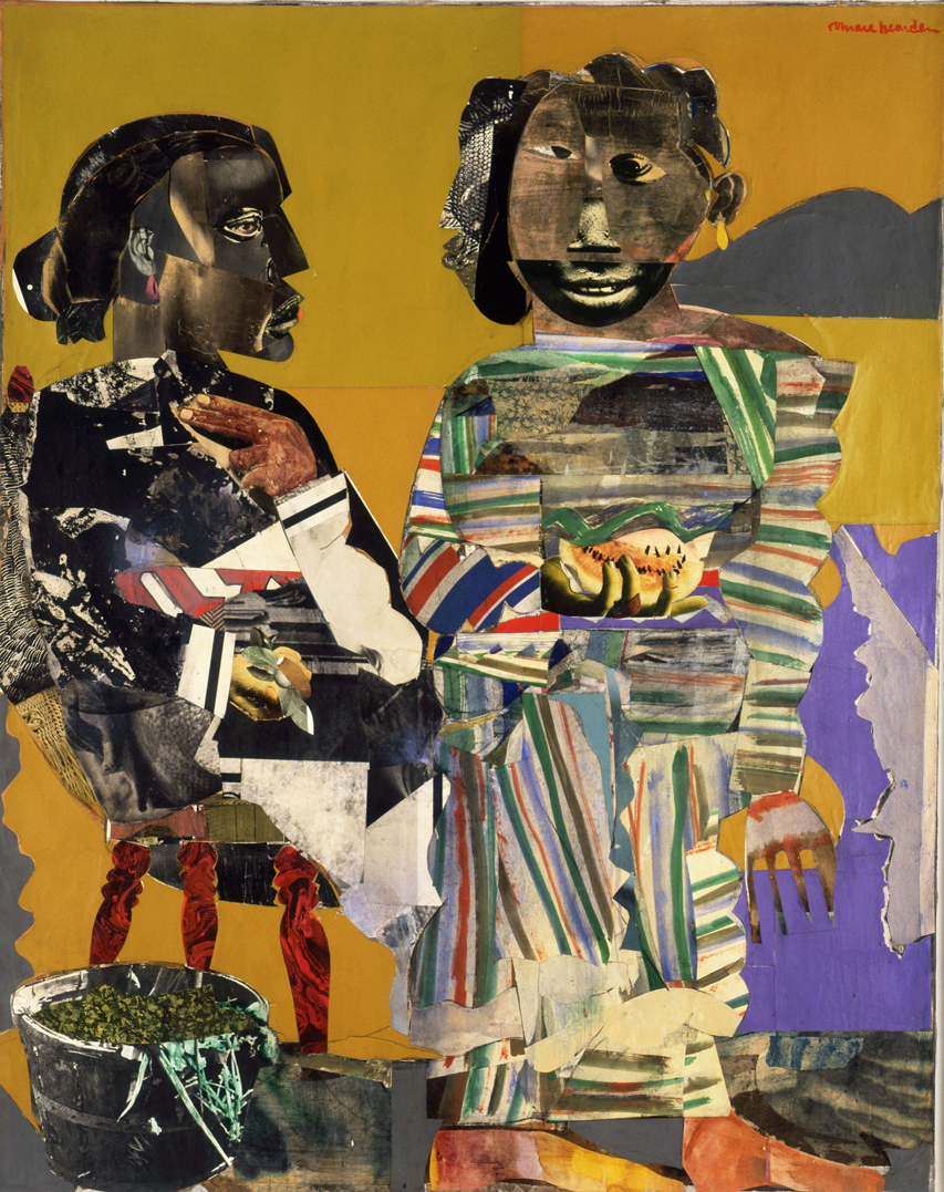 romare bearden collage city