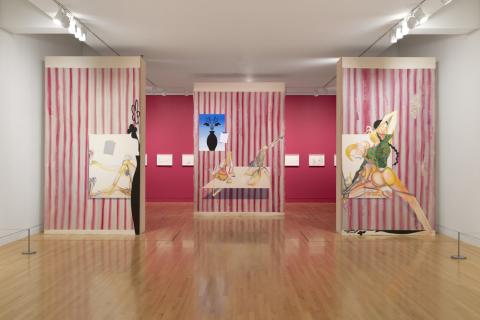 Installation view of Christina Quarles, Frye Art Museum