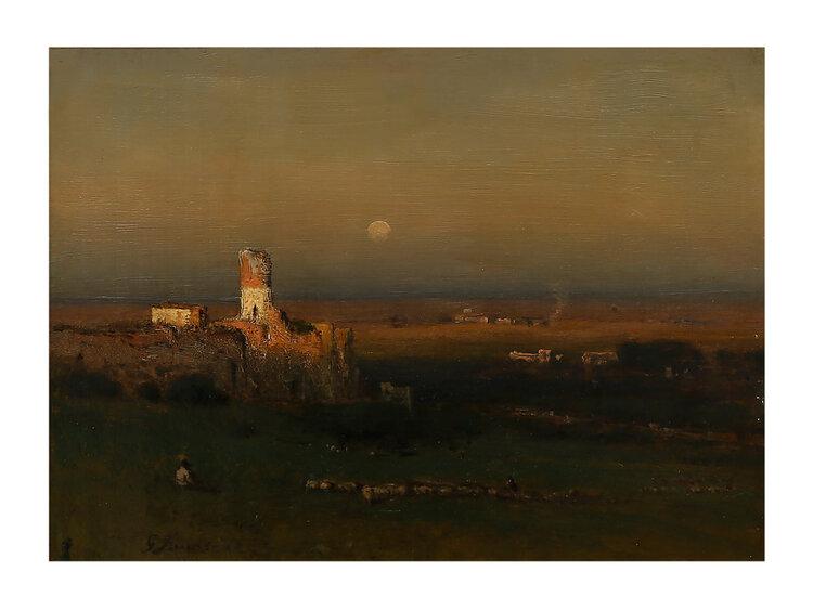 George Inness. Campagna, Italian Landscape, ca. 1874.
